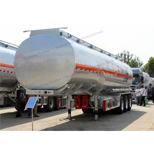 3 Axles 50CBM Fuel Tanker Semi Trailers Customized carbon steel tanker trailers