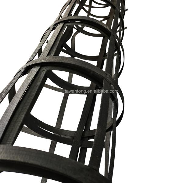 50kn Tensile Strength Steel-Plastic Biaxial Geogrid for Online Technical Support