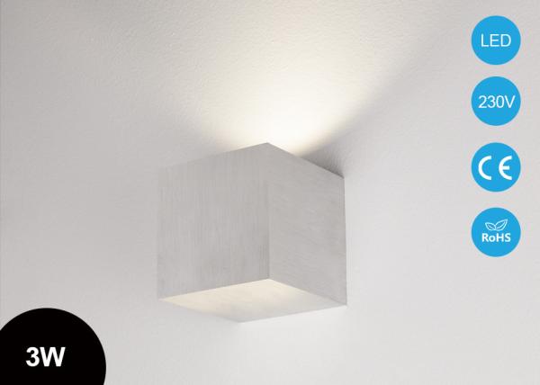 3W Indoor Decorative Wall Scone COB LED Wall Pack Light Build In 3 Step LED Driver 230V CE RoHs