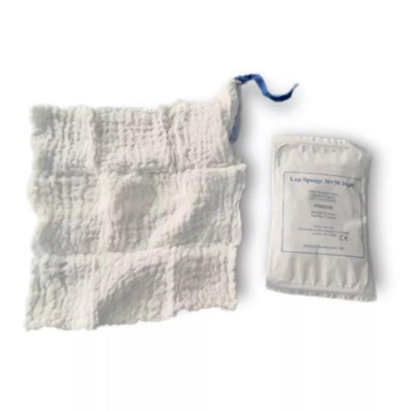 Hospital Plain Sterile Medical Lap Sponge Gauze Pad 12ply