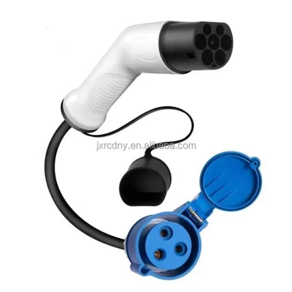 IP44 Rated EV Charging Socket Type2 To CEE Plug Socket For Electric Vehicle Charging