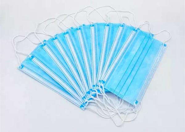 Tasteless Disposable Earloop Medical Mask High Breathability Latex Free