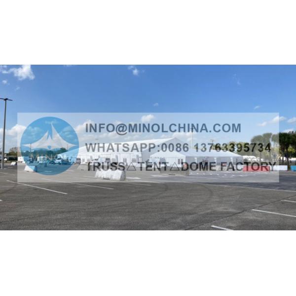 Drive Thru 30m Temporary Vaccination Site With Ventilation Windows