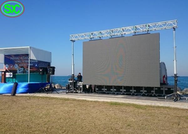 High Definition Stadium Hanging Led Display Billboard / Outdoor Smd Led Screen