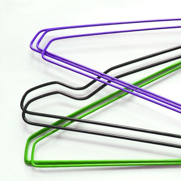 15 Rust Resistant Steel Wire Hangers 20.5cm Height Durable Heavy Duty Clothes Hangers Ideal for Retail Display and Storage