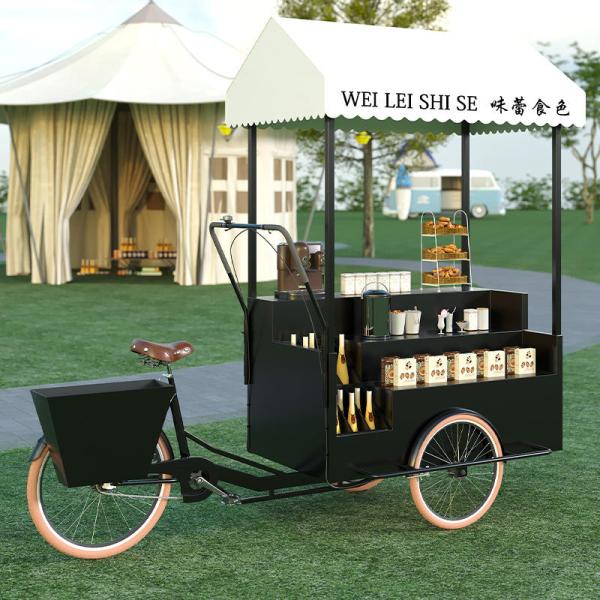 220V/380V Electric Coffee Tricycle Ice Cream Food Cart with CE Mobile Pancake Food Truck