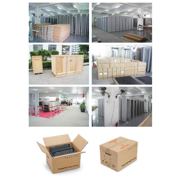 Portable Walk Through Security Scanners Detector Automatic Counting IP55 AC85-264V