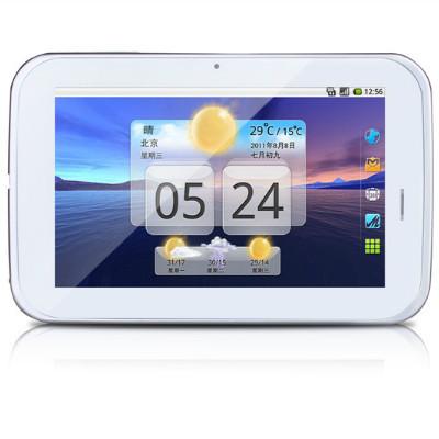 7 2G phone call Tablet pc MTK6515 BT Dual camera android 4.1OS, 512MB, 4GB (M-50-MT)