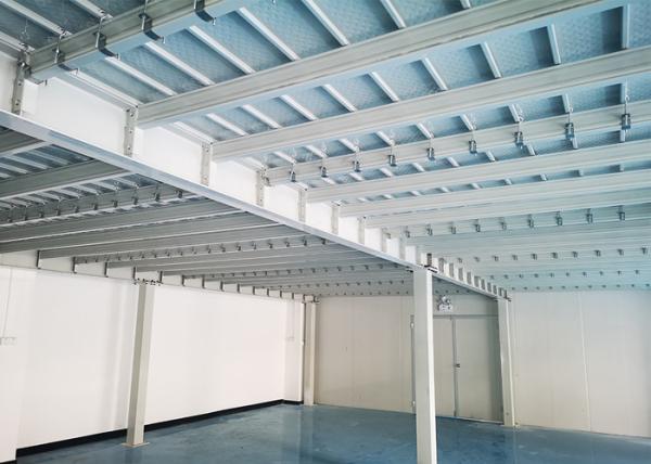 Assoalhos de mezanino resistentes do armazém do período longo com construção de aço