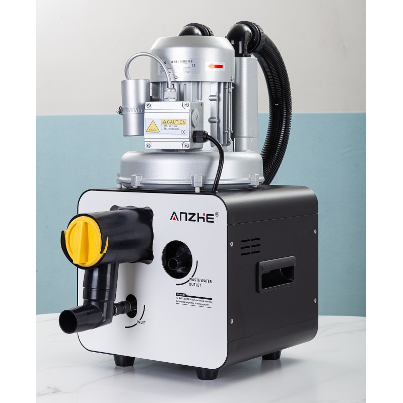 A02 750W Portable Dental Suction Unit 1000L Min Dental Vacuum Pump with Automatic Drainage Low Noise Dental Saliva Ejector System