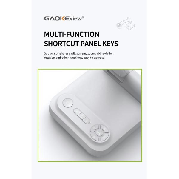 Gaoke A3A4 Mini Document Camera 4K Visualizer School Scanner 13 MP Visual Presenter