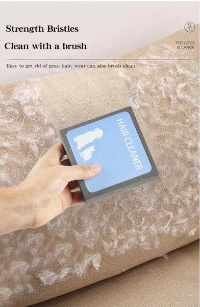 Custom Self Cleaning Pet Hair Removal Sponge Reusable Cat Dog Hair Remover Sponge