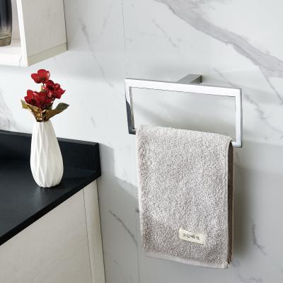 Toalha de mão lustrada moderna Ring Lavatory Towel Holder do banheiro Sus304