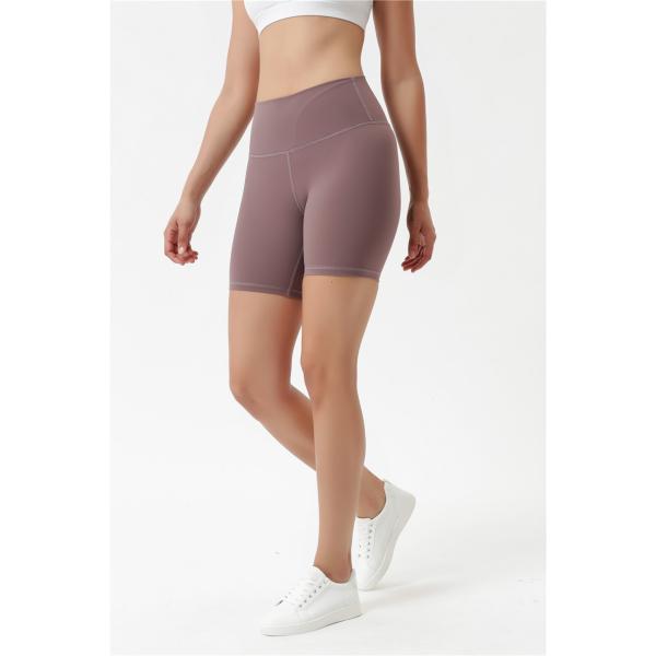 Йога сплошного цвета 80%Nylon активная замыкает накоротко женщин активных замыкает накоротко с карманом талии