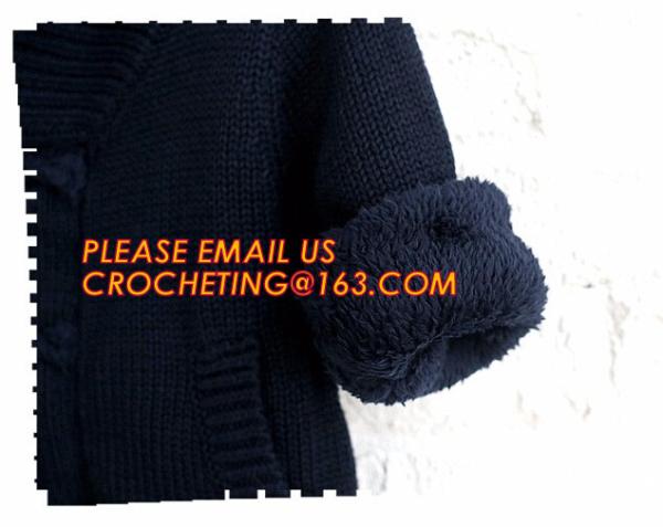 Stylish warm korean fur knitted new style, kid coat sweaters, China manufacturer quality new design wool baby sweater de