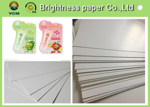 Grey Back Blister Board Paper Blister Cardboard For Toothbrush Packaging