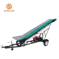 Small Portable Moveable Belt Conveyor Pvc Hydraulic