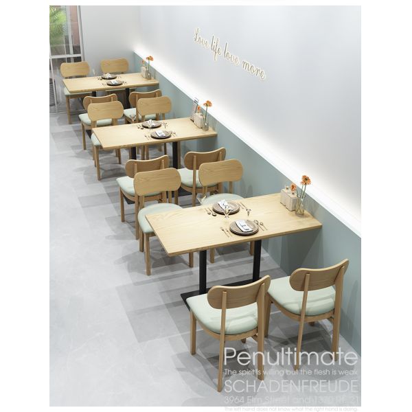 Modern Restaurant Furniture Stylish Western Restaurant Sofa and Chair