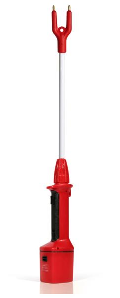 Flat Bottom Livestock Electric Shocker ABS Rechargeable Cattle Prodder With 33cm Shaft