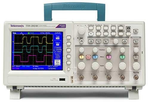 Ширина полосы частот 2GS/S осциллографа 200MHz Tektronix TDS2024C непрерывнодискретная