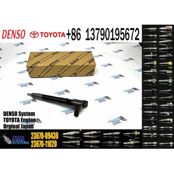 295700-0560 23670-0E020 23670-09430 23670-19025 23670-11020 Diesel Common Rail Fuel Injector for toyota Fortuner 1GD-FTV