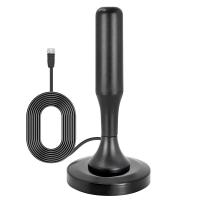 Suporte para 4K 1080p base magnética mais forte hd tv antena sinal digital de longo alcance antena de tv interna vhf uhf
