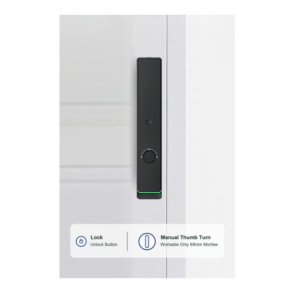 Liliwise Automatic Electric Smart Door Locks Waterproof Outdoor Fingerprint Keyless Ttlock Tuya Smart Lock  With Wifi
