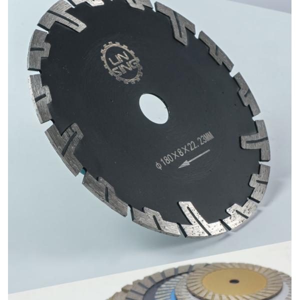 Треугольный защитный зуб Турбо D125 230 мм горяче-прессовый бриллиантовый режущий диск для класса A