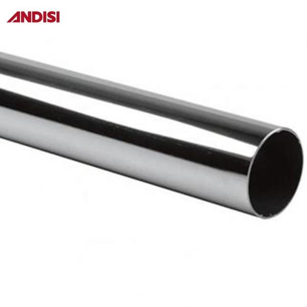 50mm Chrome Tube Wardrobe Fitting Closet Rod with 19 Hanging Rails and 25 Clothes Tubes