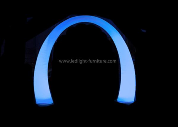 A luz inflável do diodo emissor de luz do arco/cone/chifre personalizou a cópia do logotipo com controlo a distância