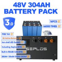 Empilhável paralelo US Warehouse 48V Metal DIY Bateria Case ABMS 200A Envio incluído