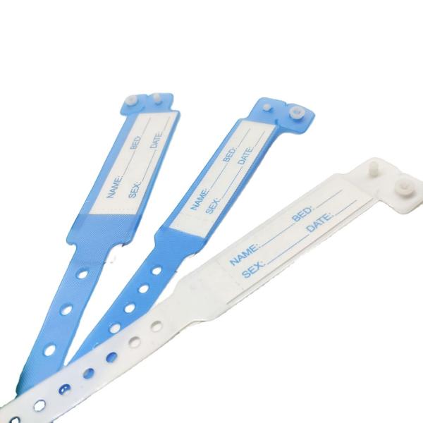 Fashion Style Hospital Identification Band with Insert Card Custom Logo and Practical