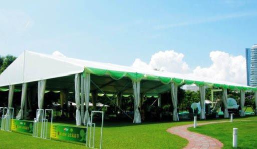 Wholesale Outdoor Wedding Ridge Tent With White Roof