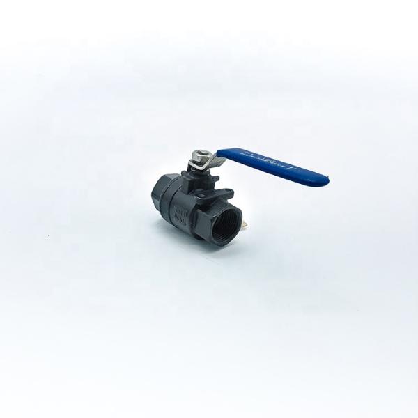 DN50 Casting Ball Valve Carbon Steel WCB 2 Pc Ball Valve 2 Piece Type API608 Floating Ball Valve Two Piece 50mm 2inch