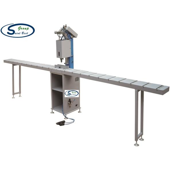 PVC / UPVC Window Machine Single Head Screw Drilling Fastening Equipment Plastic Profile