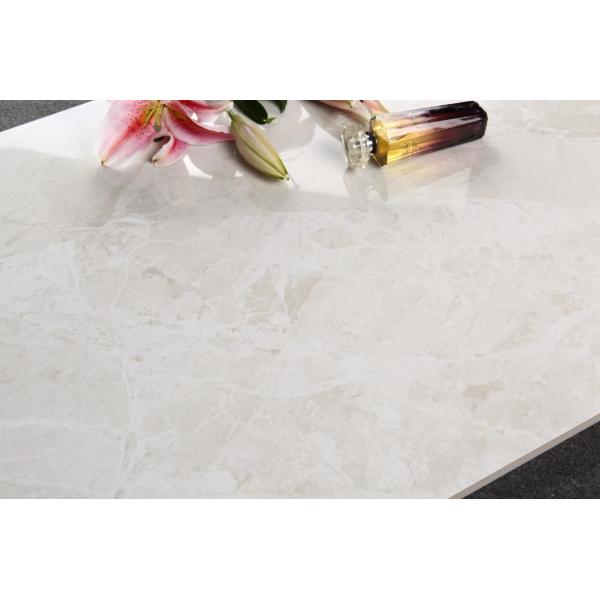 Бежевая серая мраморная толщина плитки 12мм фарфора отполировала размер см 60кс120