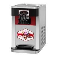 Fabricante de gelado pequeno do poder 1700w da maquinaria de alimento do petisco do tampo da mesa