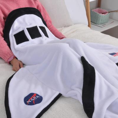Fleece Spacesheep Weighted Blanket Rocket Breathable Super Soft Plush Blanket