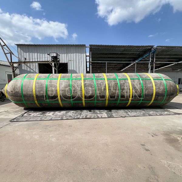 Bolsas de aire de goma marina de 5m-25m para lanzamiento de barcos / Soporte de flotación