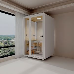 Multi-functional Portable Soundproof Booth and Sleeping Pod with Customizable Features