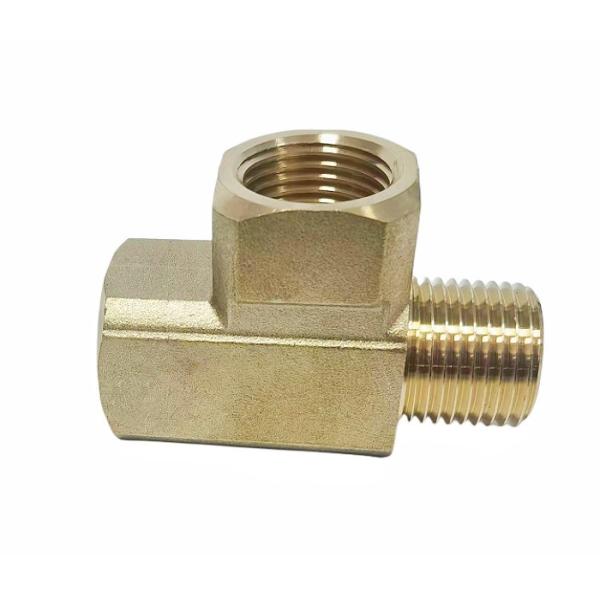CNC Brass 90 Degree Elbow 1/2 NPT Male 1/2