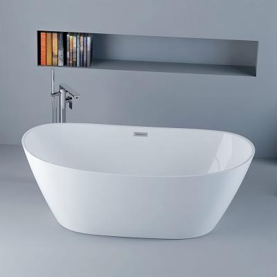 Shining white Soaking Free Standing Bathtub With CE CUPC Certifications
