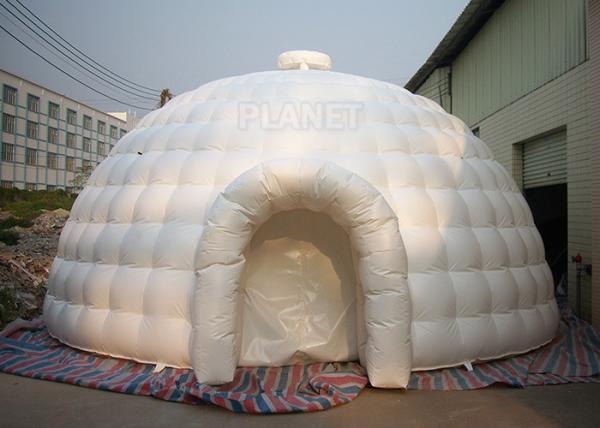 Encerado durável exterior do PVC de M da barraca 7 x 7 da abóbada do iglu x 4 para anunciar