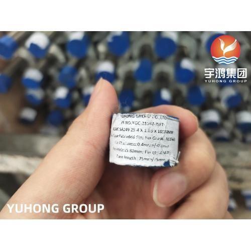 Bulk SA249 TP304 Aluminum Fin And Tube Heat Exchangers Extrusions