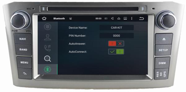 Ouchuangbo car dvd gps navigation for Toyota Avensis 2005-2007 with DDR3 2GB dual zone reverse camera dual zone
