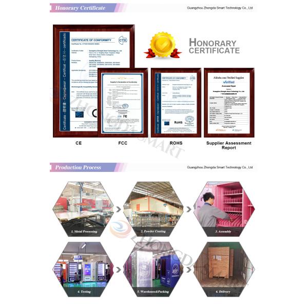 Wholesale Custom Touch Screen Vending Machine New Innovations Product