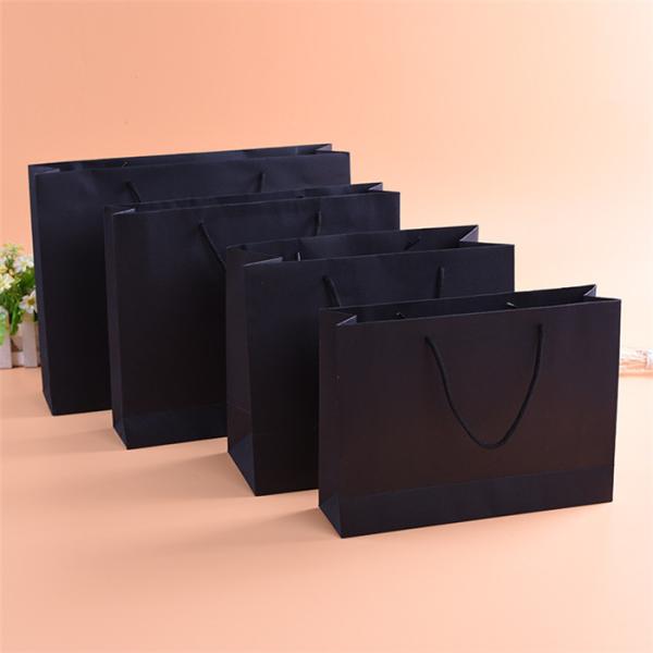 Personal logo printing ladies underwear Pink color paper shopping bag