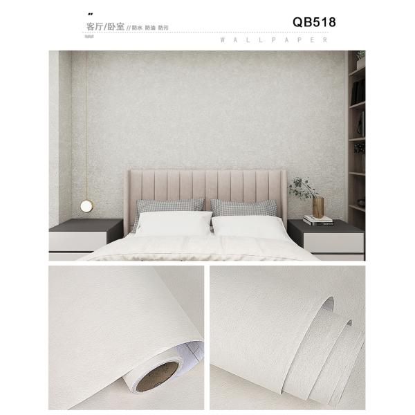 Papel de pared de tela azul rosa Papel de pared de tela impermeable para pared