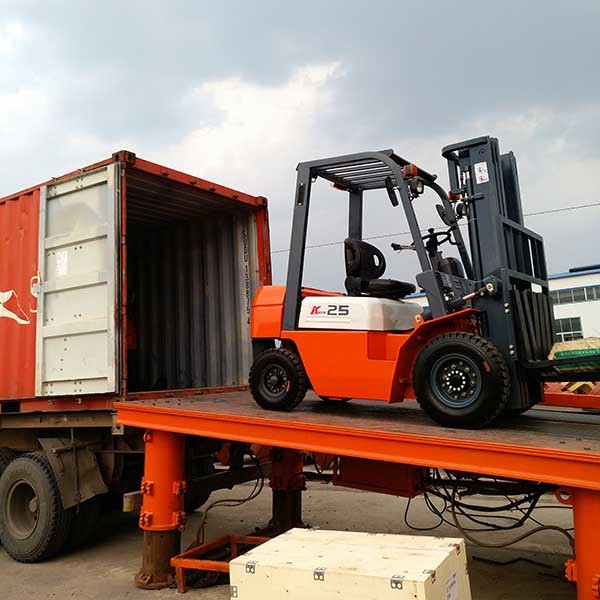 Triplex Mast Gasoline Powered Forklift 2500kgs CPCD25 Forklift Counterbalance