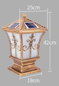 Outdoor Remote Control 360 Beam Angle Walls Solar Powered LED  Headlights